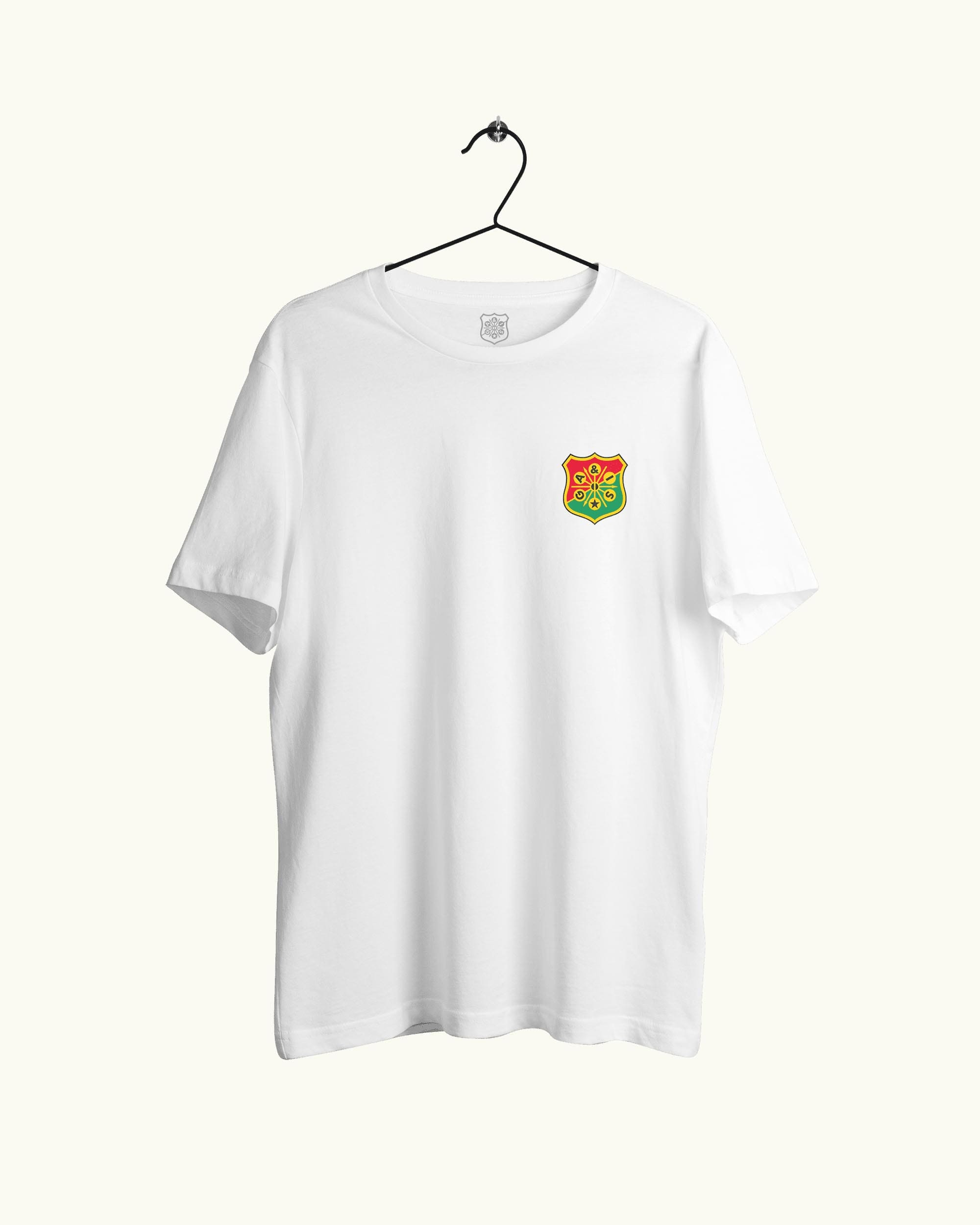 T-shirt Litet Klubbemblem Vit - GAIS Officiella Souvenirbutik
